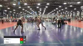 182 lbs Prelims - Andrew Sharp, OMP White vs Lucas Miller, Lion's Den Wrestling Club HS