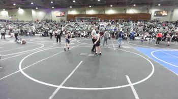 98 lbs Round Of 16 - Makaio Kehoe, Fighting Squirrels WC vs Grant Reynolds, Oroville Rattlers