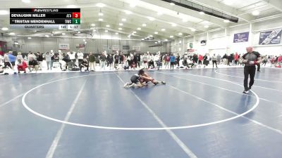 106 lbs Quarters - DeVaughn Miller, Alabama Takedown Academy vs Tristan Mendenhall, Team Idaho Wrestling Club