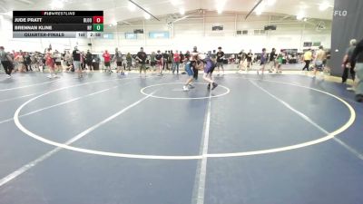 138 lbs Quarterfinal - Jude Pratt, Bloomington South vs Brennan Kline, NY