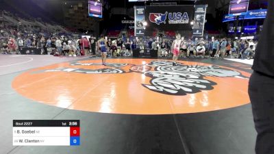 100 lbs Rnd Of 32 - Brock Goebel, NE vs William Clanton, NY