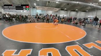 120 lbs Champ. Round 1 - Diego Gonzales, Brush vs Andres Esparza, Adams City