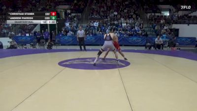 157 lbs Quarterfinal - Andrew Parrish, Cornell College vs Christian Stanek, Central