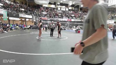 170 lbs Quarterfinal - Lillian Garcia, Plainville HS vs Trynity Pope, Stafford HS