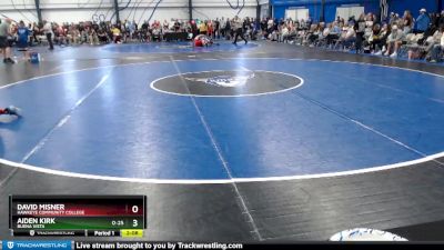 Silver 165 lbs Cons. Round 2 - Aiden Kirk, Buena Vista vs David Misner, Hawkeye Community College