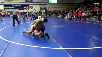 175 lbs Cons. Round 2 - Weston Clark, Union, LaPorte City vs Osten Roberston, Cedar Rapids Jefferson