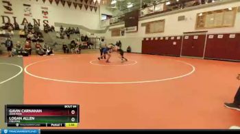 120 lbs Semifinal - Logan Allen, Freeman vs Gavin Carnahan, Deer Park