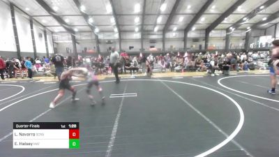 81 lbs Quarterfinal - Lucas Navarro, Scrap Yard Garage vs Elliot Halsey, Mat Rats Rebooted