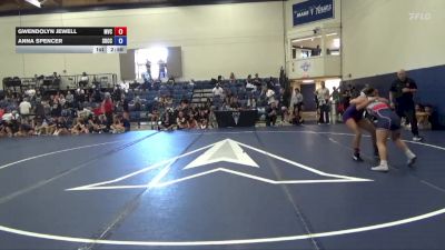 138 lbs Cons. Round 5 - Gwendolyn Jewell, Missouri Valley vs Anna Spencer, Southwestern Oregon Community College