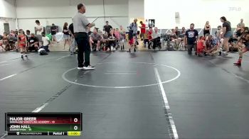 52 lbs Semifinal - Major Greer, Siouxland Wrestling Academy vs John Hall, Journeyman