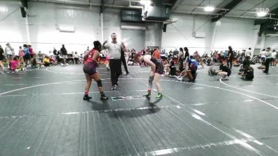 155 lbs Round 2 (4 Team) - Kyra Barnum, Level Up Wrestling Center vs Nora Garbuzovas, AR-15