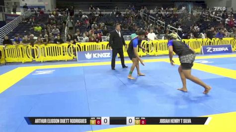 Josiah Henry T Silva vs Arthur Elisson Duett Rodrigues 2025 Pan IBJJF Jiu-Jitsu No-Gi Championship