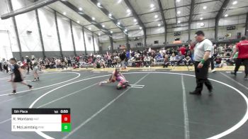 66 lbs 5th Place - Ritchy Montano, Mat Rats Rebooted vs Torin McLaimtaig, Priest River Wrestling Cl