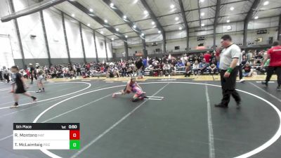 66 lbs 5th Place - Ritchy Montano, Mat Rats Rebooted vs Torin McLaimtaig, Priest River Wrestling Cl