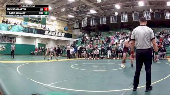 175 lbs Semifinal - Gabe McNally, Clay vs Jackson Martin, Lebanon