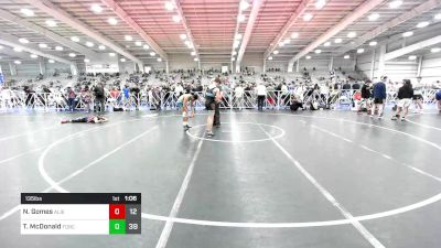 135 lbs Rr Rnd 1 - Noah Gomes, Team Alien Spaceship vs Thomas McDonald, Force Wrestling Club