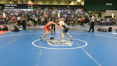 157 lbs Round Of 128 - Tigren Greyan, CA vs Jerin Coles, PA