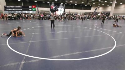 93 lbs Semis - Braxten Sombke, Wolves Wrestling Club vs Kenneth Bertron, Spartan Mat Club