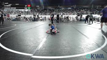 37 lbs Consolation - Aj Smith, Little Axe Takedown Club vs Charlie Hepler, Team Tulsa Wrestling Club