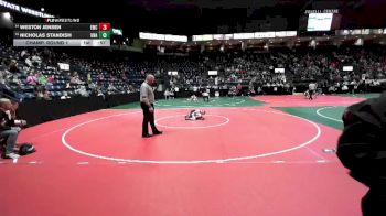 61 lbs Champ. Round 1 - Nicholas Standish, Unattached vs Weston Jensen, EWC3