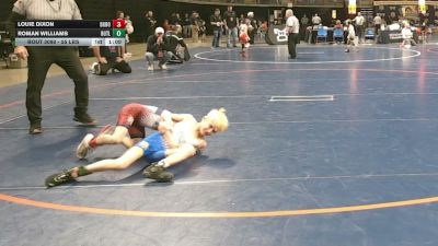 55 lbs Round Of 32 - Louie Dixon, DuBois vs Roman Williams, Butler