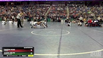 3A 113 lbs Quarterfinal - Kaden Helms, North Lincoln vs Taveon Moss, Person