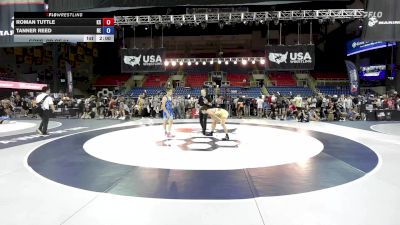 120 lbs Cons. Rd Of 64 - Roman Tuttle, KS vs Tanner Reed, NE