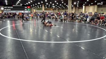 120 lbs Round 1 (6 Team) - Jin Saito, Spartan WC vs Jett Taylor, Tough House WC