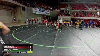 132 lbs Quarters & 1st Wb (16 Team) - Daphne Hernandez, Amarillo vs Valentina Alvarez, Midlothian Heritage