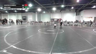 46 lbs Round Of 16 - Cashton Schmalz, Colorado Hammers vs Isen Vang, Elk Grove Wr Acd
