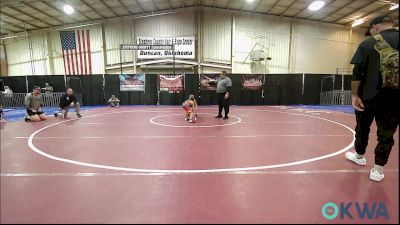 49 lbs Consi Of 8 #2 - Colt Fortny, Duncan Demon Wrestling vs Maysey Zarantonello, Marlow Outlaws