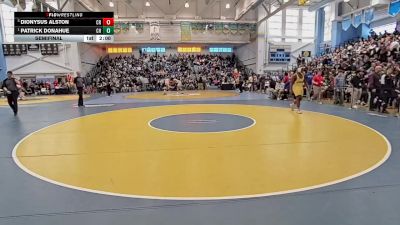 215 lbs Semifinal - Patrick Donahue, Cape Henlopen H S vs Dionysus Alston, Caesar Rodney H S