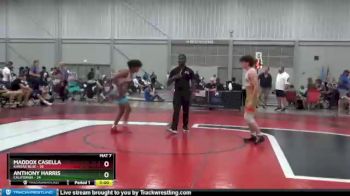 126 lbs Round 1 (8 Team) - Maddox Casella, Kansas Blue vs Anthony Harris, California