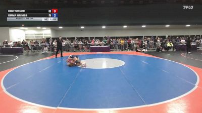 132 lbs Round Of 64 - Dru Turner, OK vs Emma Grimes, PA