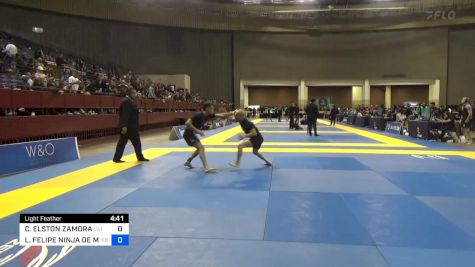 CRESENCIO ELSTON ZAMORA vs LUIS FELIPE NINJA DE MORAES PINT 2024 Pan IBJJF Jiu-Jitsu No-Gi Championship