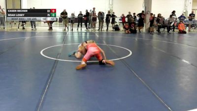 105 lbs 7th Place - Casen Becker, CO vs Noah Losey, PA