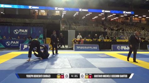 Gustavo Michele Cicchini Santos vs Yoseph Beheshti Shirazi 2025 Pan Jiu Jitsu IBJJF Championship