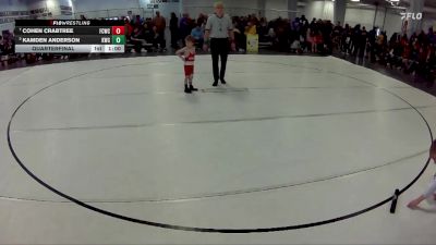 5 lbs Quarterfinal - Cohen Crabtree, Falls City Wrestling Club vs Kamden Anderson, Kimball Wrestling Club