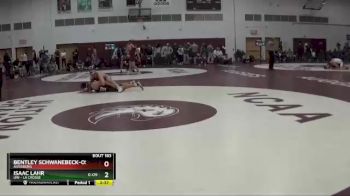 197 lbs Semifinal - Isaac Lahr, UW - La Crosse vs Bentley Schwanebeck-Ostermann, Augsburg