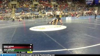 155 lbs Champ. Round 1 - Emily Novak, Grand Forks vs Mya Sanchez, West Fargo United