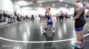 46 lbs Consi Of 16 #2 - Avery Booher, Honey Badgers Wrestling Club vs ZaKyan McKeefer, Checotah Matcats