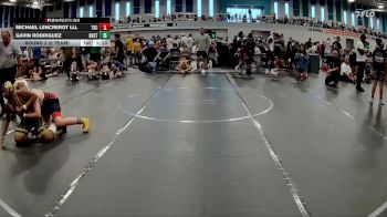 120 lbs Round 3 (6 Team) - Gavin Rodriguez, Buxton vs Michael Lencrerot Lll, The Storm Center