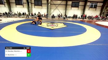 133 lbs Consi Of 4 - Brayan Mendez Membreno, Springfield vs Benny Bautista, New York University