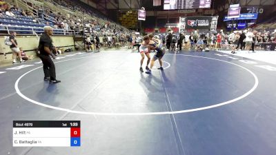 165 lbs Cons 64 #2 - Jarrid Hilt, PA vs Carmine Battaglia, PA