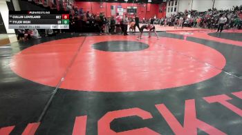 126 lbs Champ. Round 1 - Cullin Loveland, MILTON (WI) vs Tyler Wuh, LIBERTYVILLE