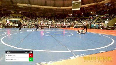 55 lbs Round Of 16 - Andrew Yost, CP Wrestling vs Messias Sena, TNWC