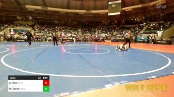 55 lbs Round Of 16 - Andrew Yost, CP Wrestling vs Messias Sena, TNWC