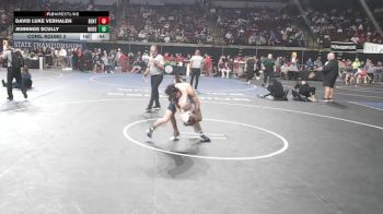 D 1 106 lbs Cons. Round 3 - David Luke Verhalen, Benton vs Jennings Scully, Northshore