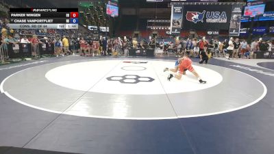106 lbs Cons. Rd Of 64 - Parker Wingen, South Dakota vs Chase VanPortfliet, Michigan