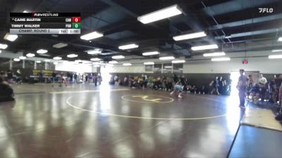 132 lbs Champ. Round 2 - Timmy Walker, Poway vs Caine Martin, Camarillo